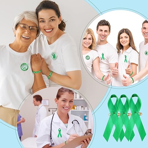 Miniatura 4 de Lincia 410 artículos de concientización sobre la salud mental, incluyen pasadores de cinta, broches de insignia, patos de goma, bolas antiestrés,