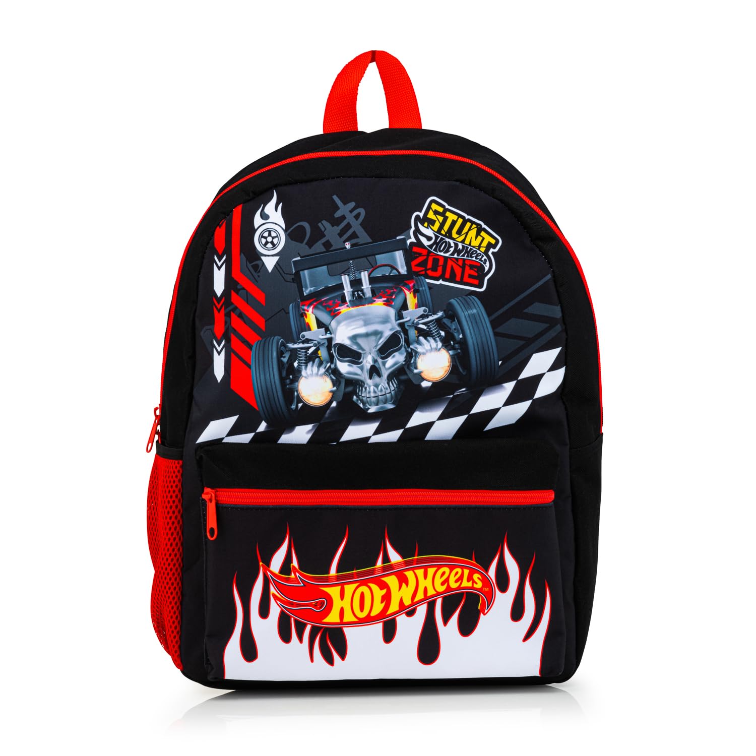 Hot Wheels Sac à dos pour enfant 4 pièces comprenant sac à déjeuner, bouteille d'eau et trousse à crayons