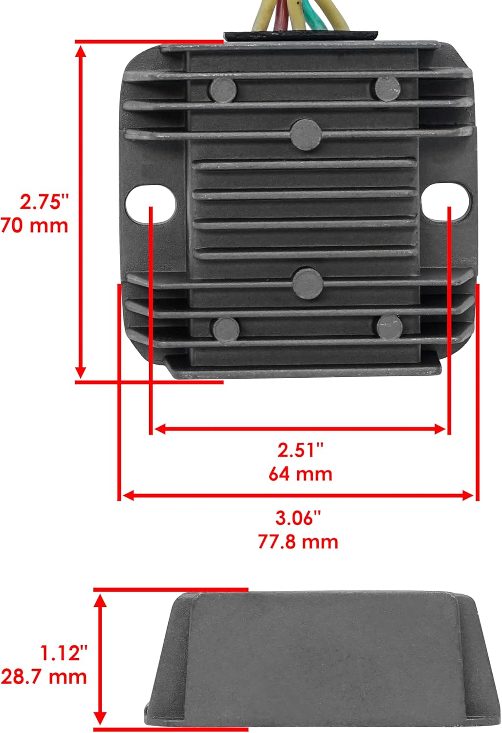 Caltric Stator & Regulator & Gasket Compatible With Honda Trx300 Trx-300 Fourtrax 300 1993-2000
