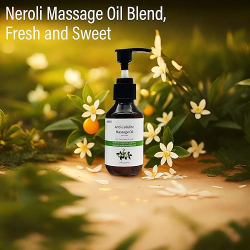 Miniatura 7 de Aceite de masaje anticelulítico de 3.4 fl oz para masaje corporal (aroma Neroli)