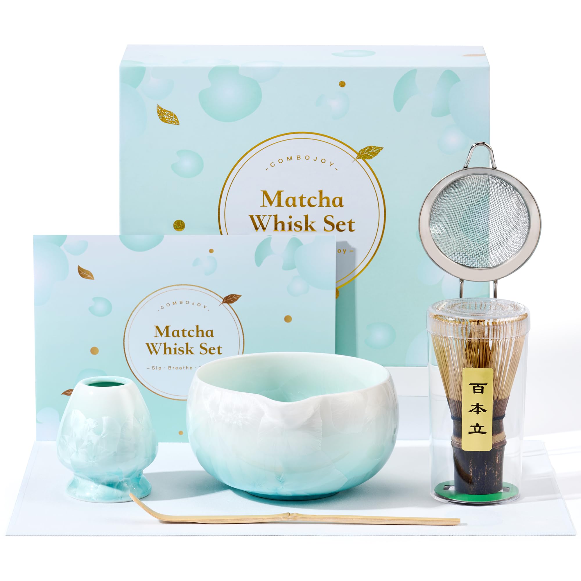 ComboJoy Juego de batidores matcha azul