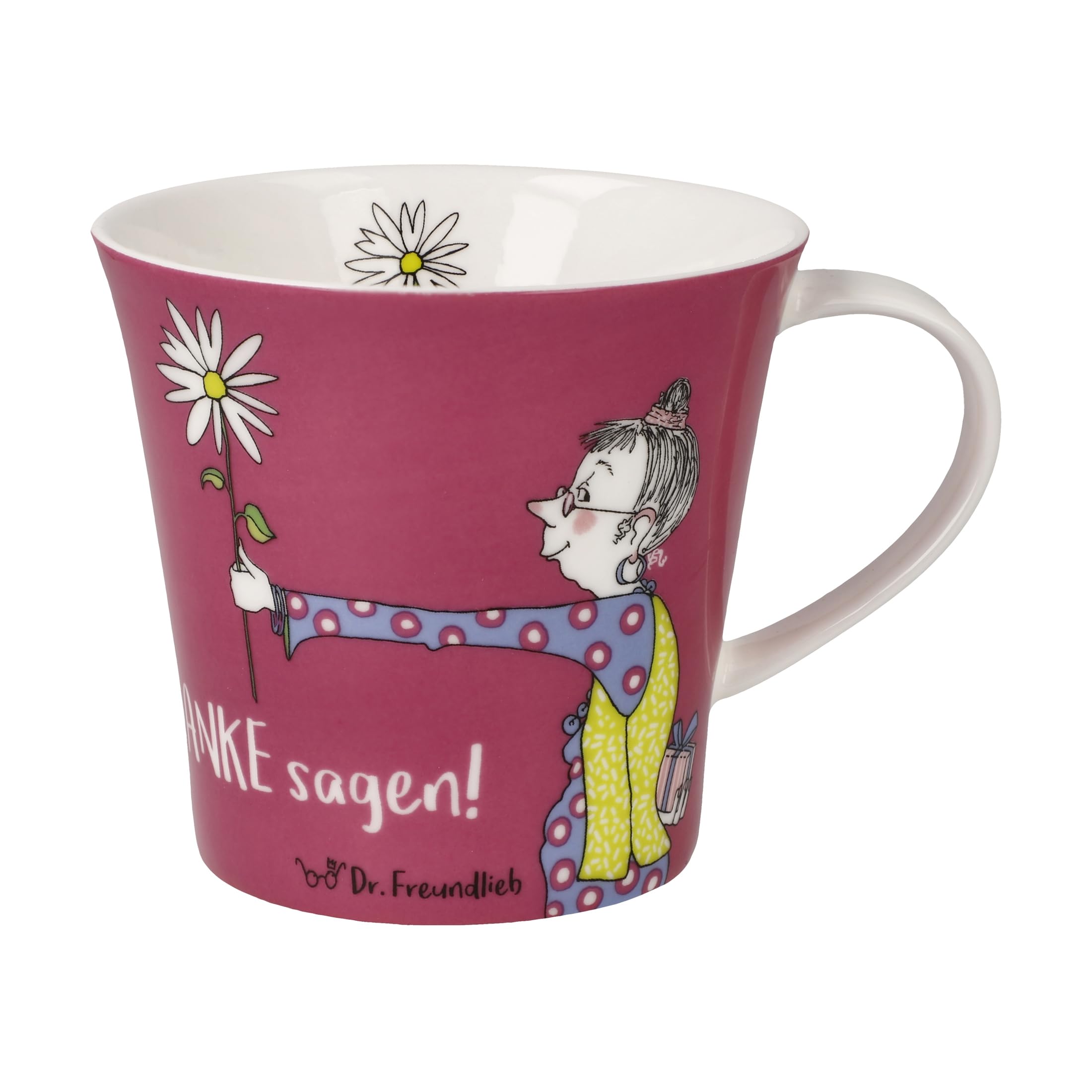 Goebel Coffee/Tea Cup Freundlieb Danke Atelier