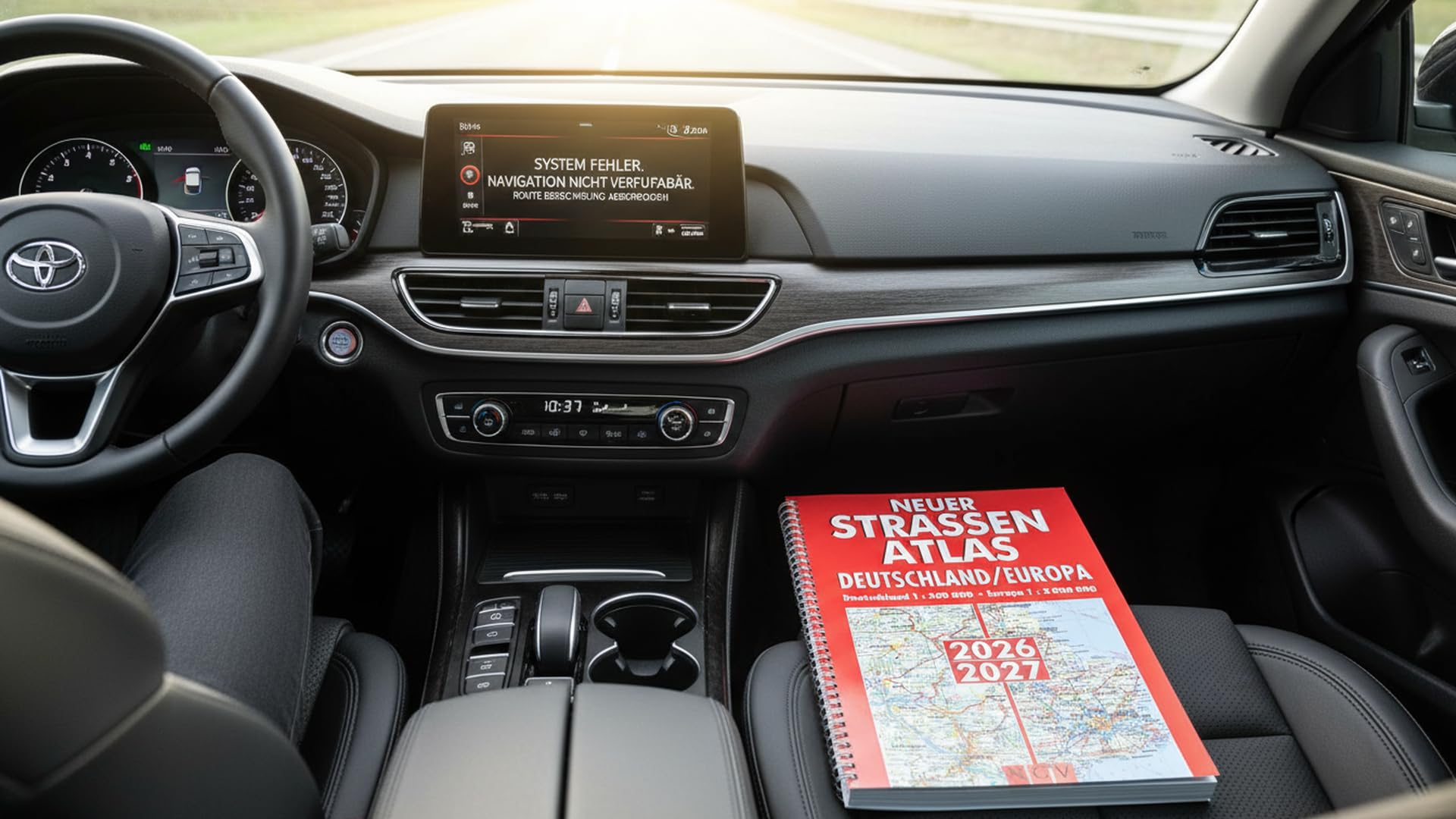 Neuer Straßenatlas Deutschland/Europa 2026/2027: Autoatlas Deutschland 1:300.000 | Europa 1:3.000.000 | Spiralbindung I Straßenkarte