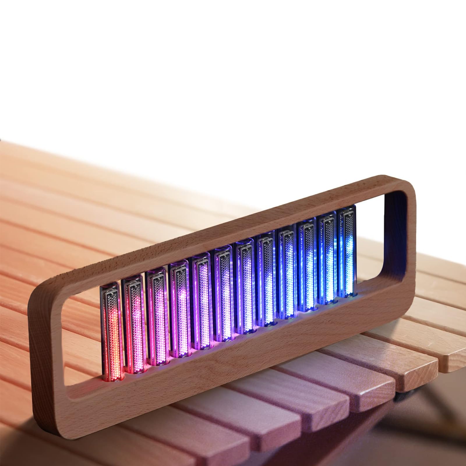 Luce LED con spettro audio, sincronizzazione con musica per immagini dinamiche, lampada ambientale per studio e decorazione della stanza dei giochi