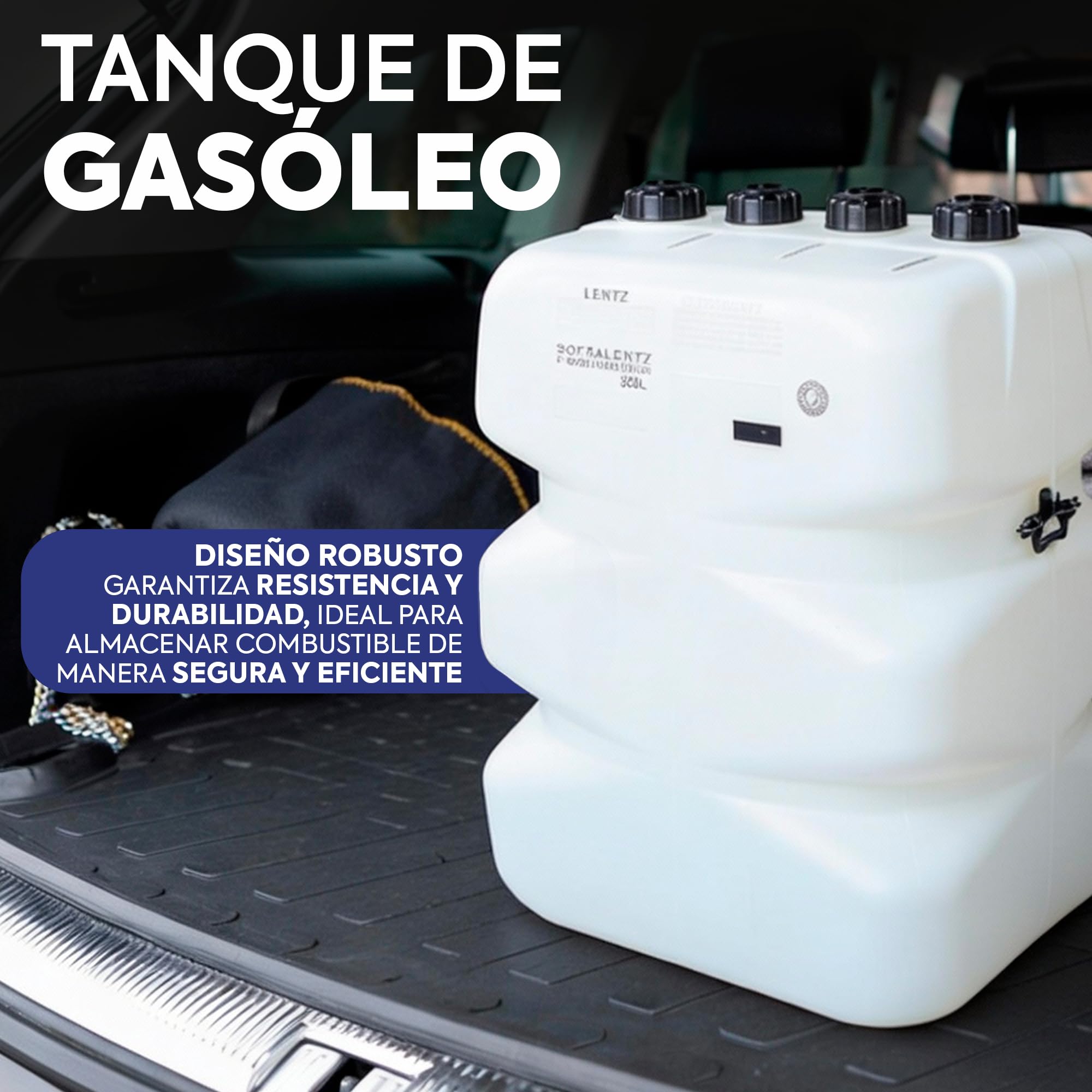 Depósito Gasoil 500 Litros | Polietileno Resistente Industrial