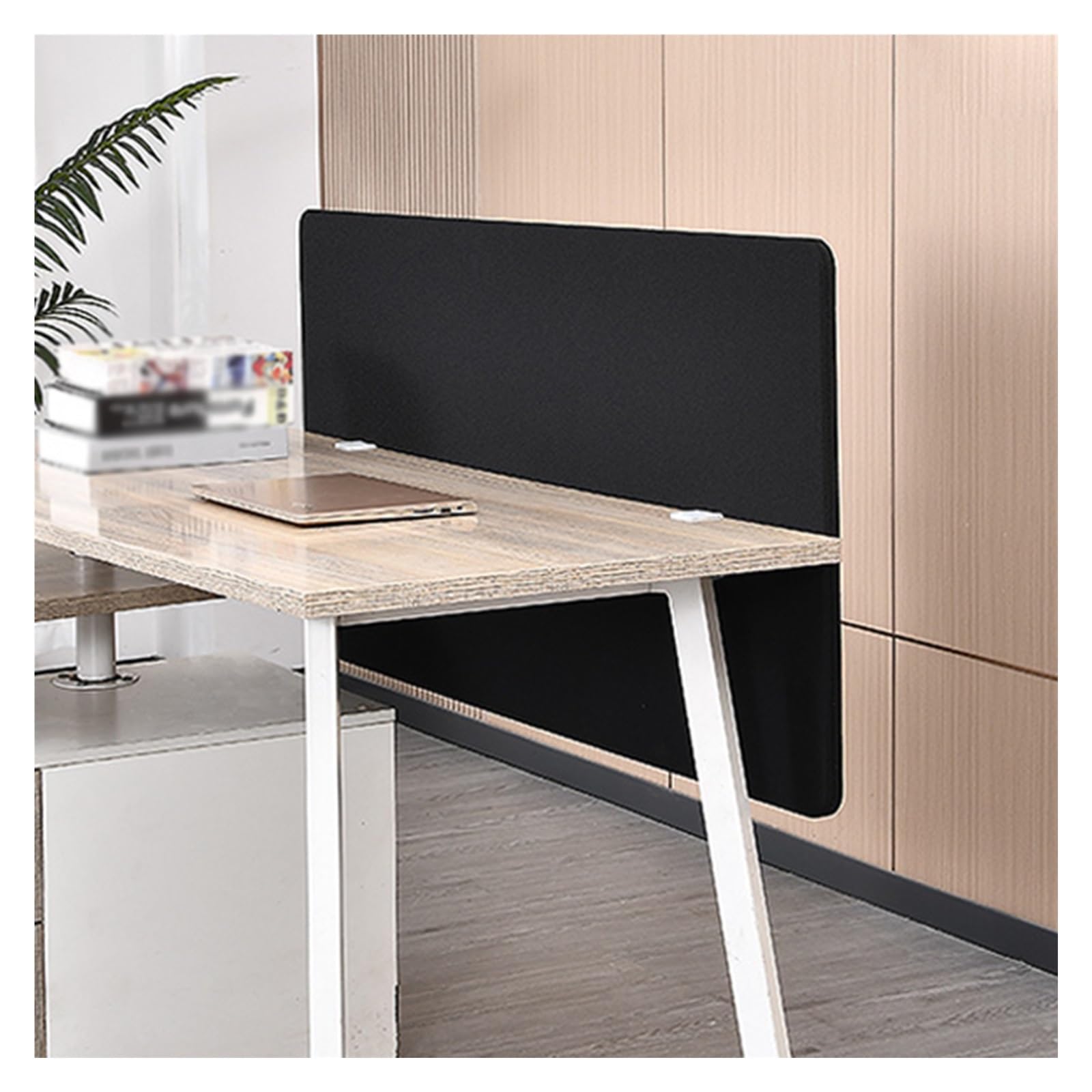 HJYCLFAZU Portable Soundproof Desk Partition, Clampable Office Privacy Panel for Improved Focus, Productivity & Noise Reduction in Workspaces