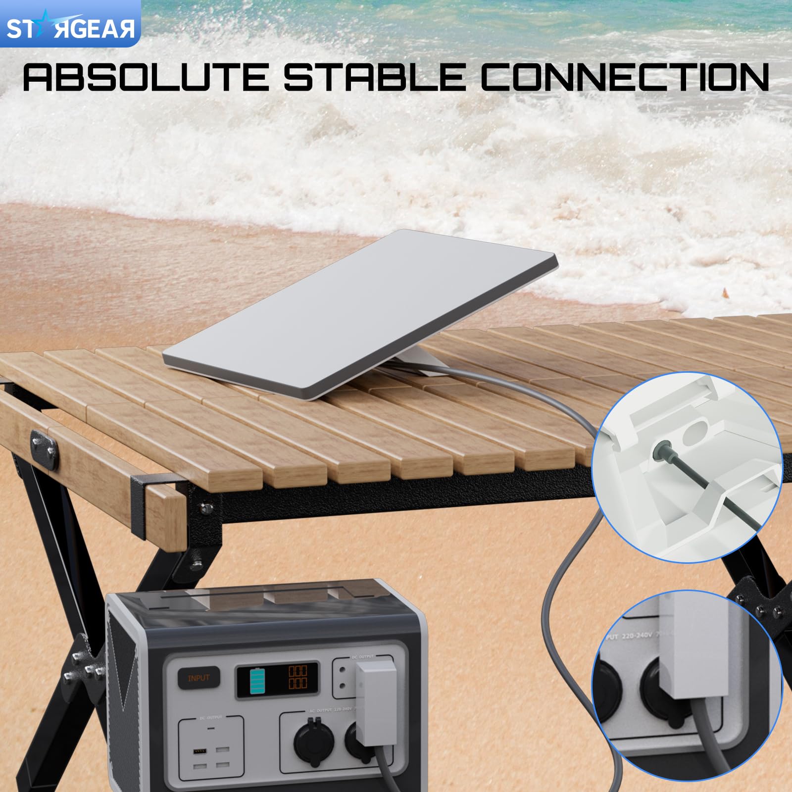Cavo di alimentazione DC per Starlink Mini, 18 AWG, cavo di alimentazione DC maschio a maschio, cavo di ricarica Starlink Mini accessorio di ricambio, PD 100 W, connettore cilindrico