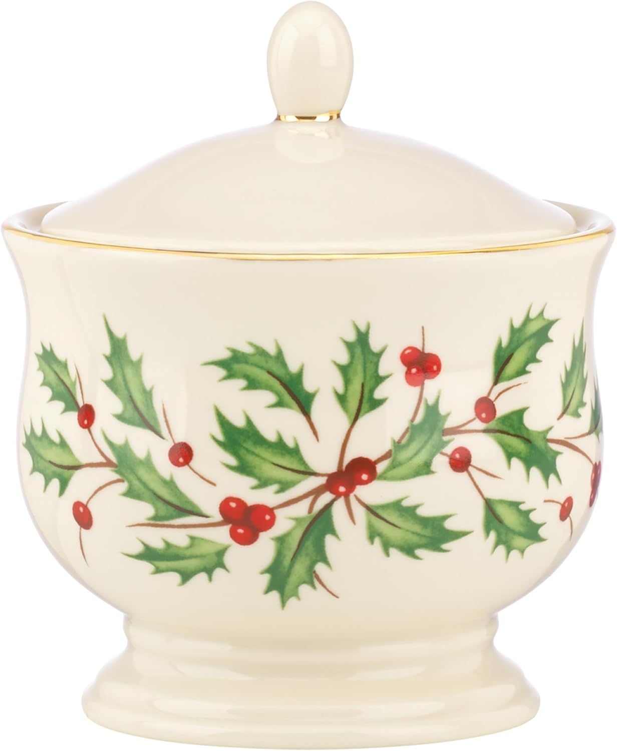 Lenox 843319 Holiday Sugar & Creamer Set, Christmas Hosting