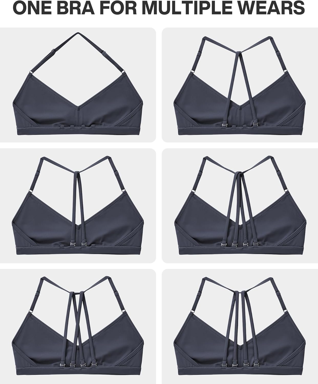 SUUKSESS Workout Sets for Women Padded Open Back Strappy Gym Set Criss Cross Yoga Sets 2 Pieces - Image 7