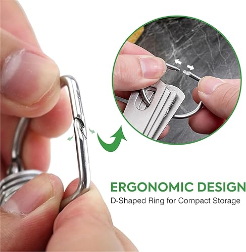 Miniatura 5 de 6 cucharas medidoras de acero inoxidable, cucharas medidoras para cocinar y hornear, juego de 6 para medir ingredientes líquidos y secos