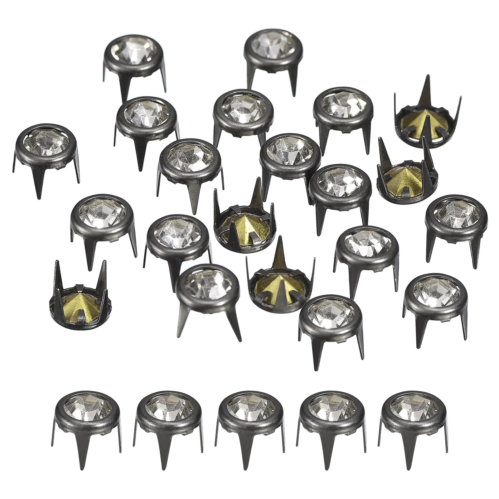 Loisirs créatifs en cuir réussis avec le lot de 120 clous décoratifs en strass de 6 mm uxcell