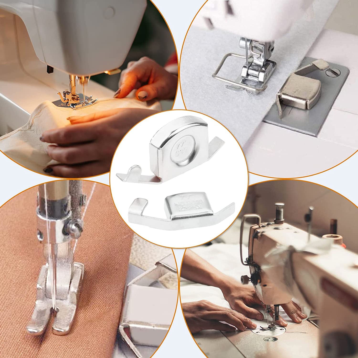 Jasol Sewing Machine Guide Magnetic Seam Guide Domestic Industrial Sewing Machine Foot Metal for Singer Brother, Large Size — Amazon image 3