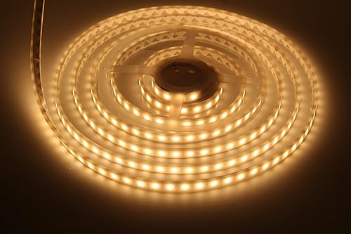 ledmy DC24V impermeable LED Strip Lámpara de luz flexible especial cinta LED SMD5050300LEDs Cadena Luz IP68164ft Blanco lechoso5M 7200watts 2400