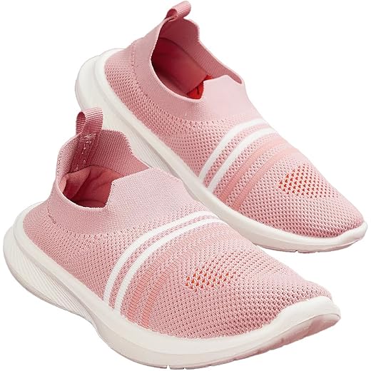 Max Girls Mesh Slip-on Sports Shoes