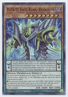 D/D/D Vice King Requiem - GFP2-EN002 - Ultra Rare - 1st Edition