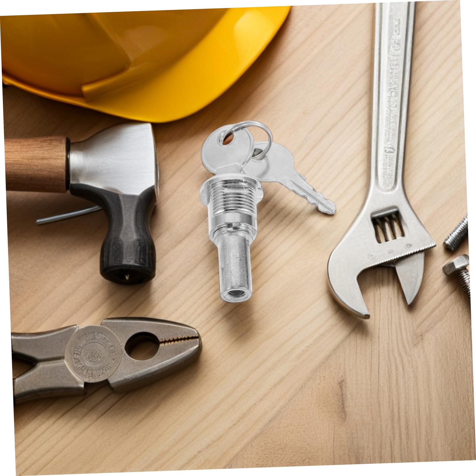 Cabilock Chiave per Distributore Automatico Versatile in Metallo e Plastica Resistente All'usura Design Moderno Argento, Adatta per Serrature a Cilindro e Dispenser Alimentari