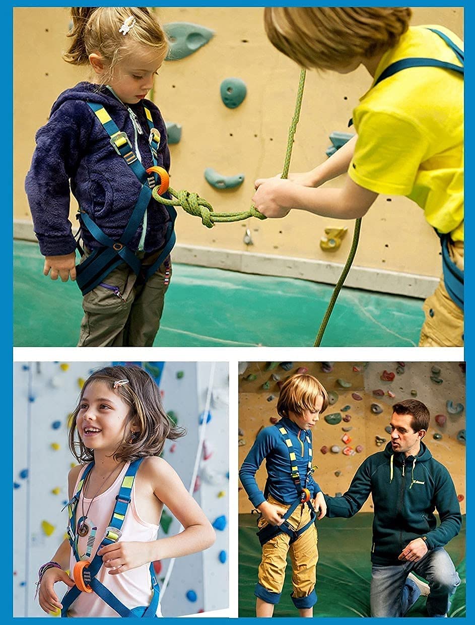 Dziecięcy pas bezpieczeństwa Pełna uprząż dla dzieci Dziecięca uprząż wspinaczkowa do wspinaczki skałkowej Zipline Alpinizm Dzieci? Ochrona bezpieczeństwa little surprise