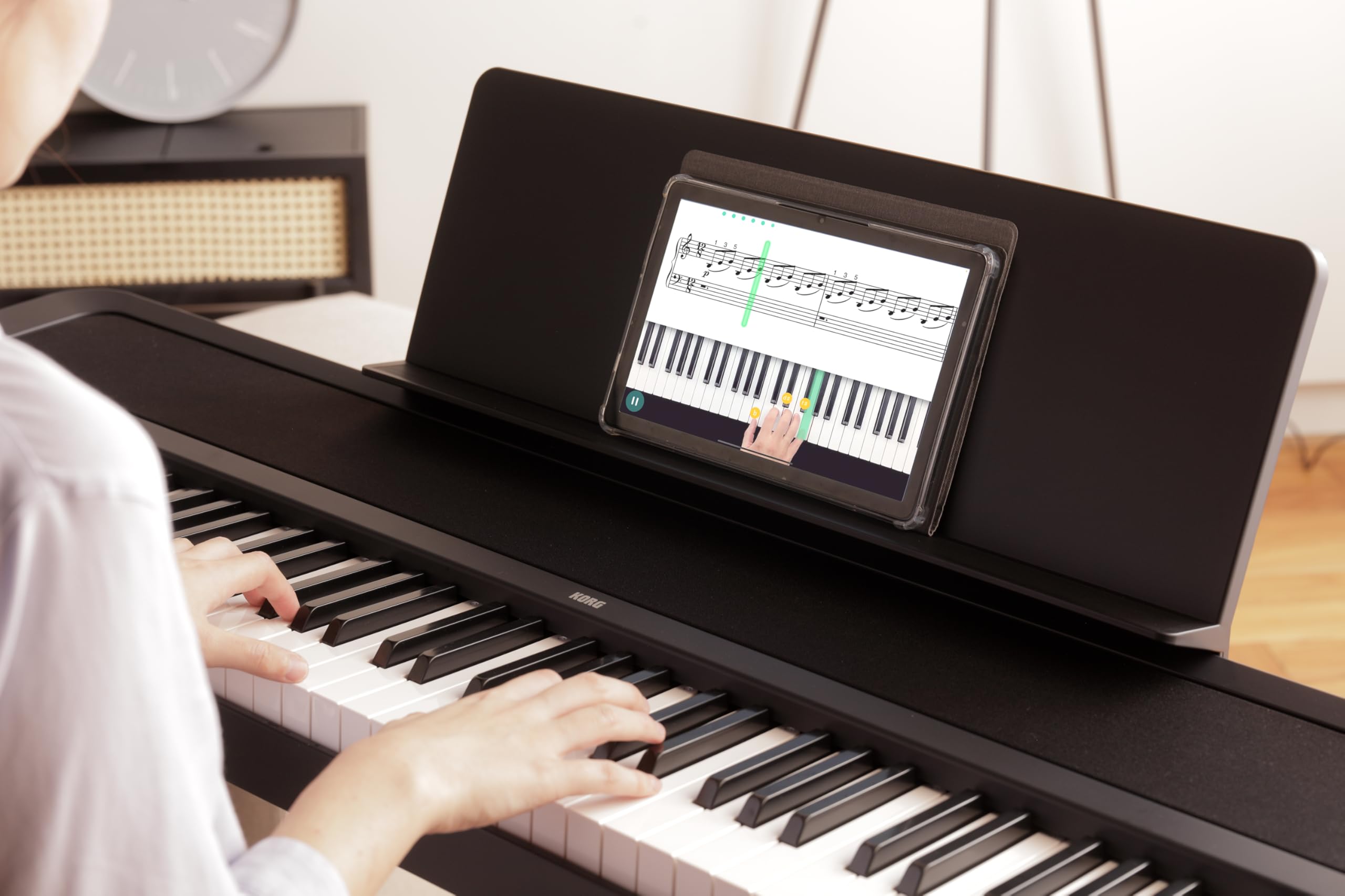 Korg - B2+ Piano Numérique 88 Touches Lestées - Noir