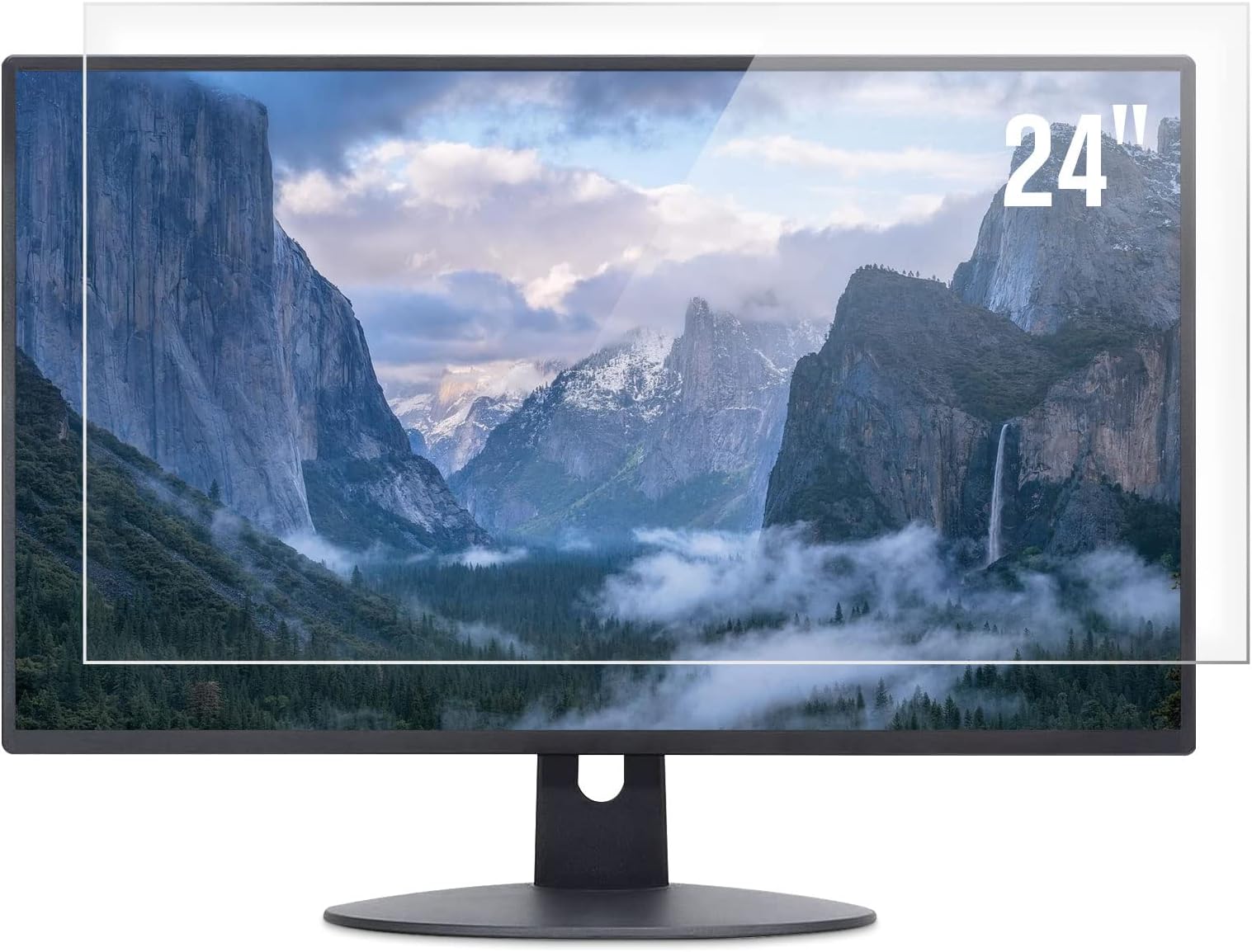 F FORITO 2-Pack 24 inch Anti Glare Computer Screen Protector, Matte Computer Screen Cover Compatible with 24" Sceptre/HP/KOORUI/Dell/ViewSonic/BenQ/LG/SAMSUNG/ASUS Desktop with 16:9 Aspect Ratio