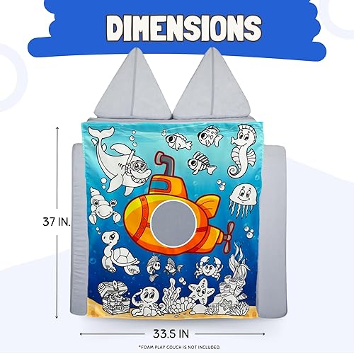 Miniatura 40 de Couch Swag Panel de juego para sofá de espuma para niños, sofá infantil (heladería)