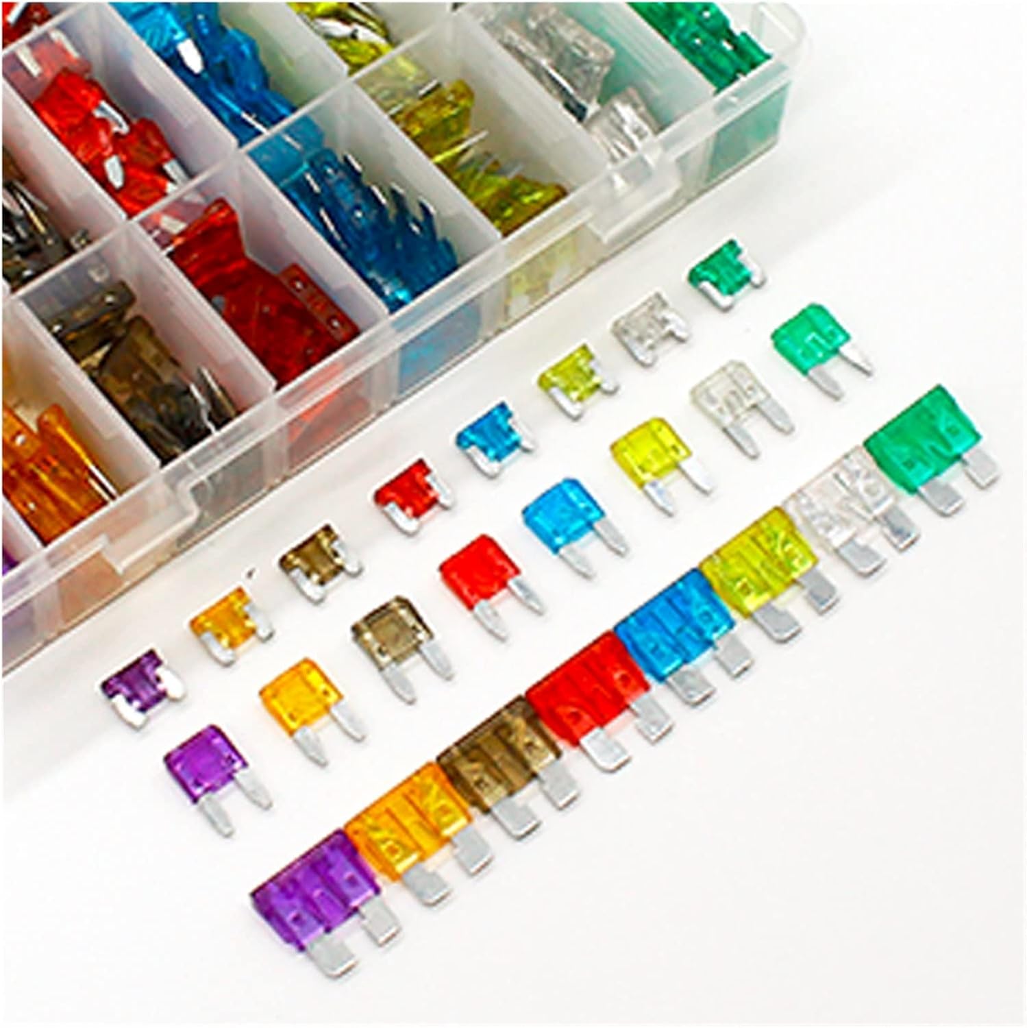 Mini Standard 480pcs Auto Automotive Car Boat Truck Blade Fuse Box Assortment 3A 5A 7.5A 10A 15A 20A 25A 30A