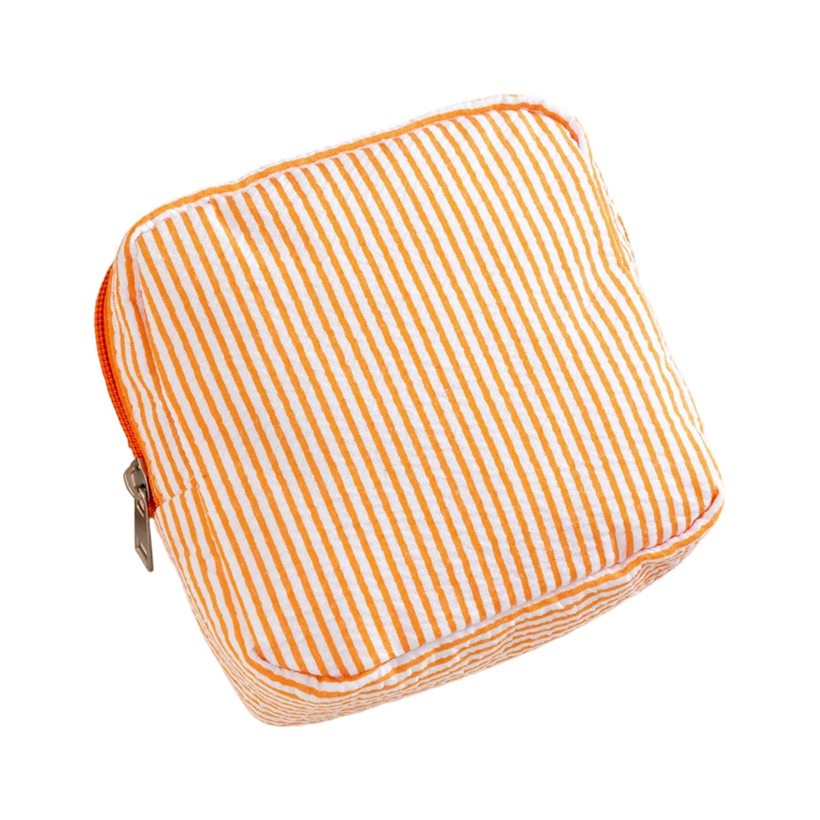 Tsophreniq Waterproof Bubble Fabric Toiletry Holder Perfect for Cosmetics and Feminine Care Items Makeup Container Bubble Textured Travel Cosmetic Bag for Makeup Accessories