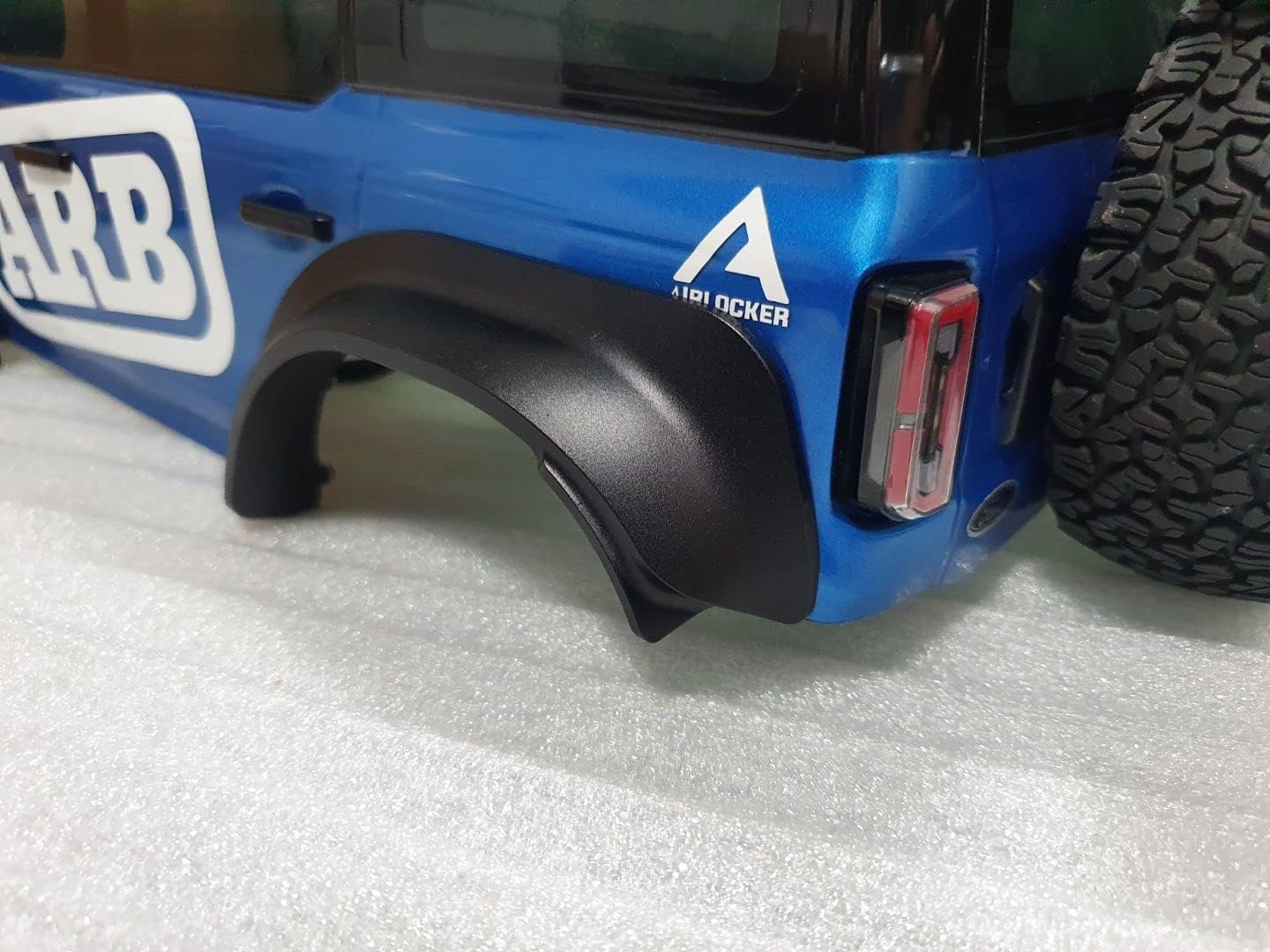 HTECH RC 1/10 CNC Aluminum Metal ''Raptor Type Fender Flare'' For