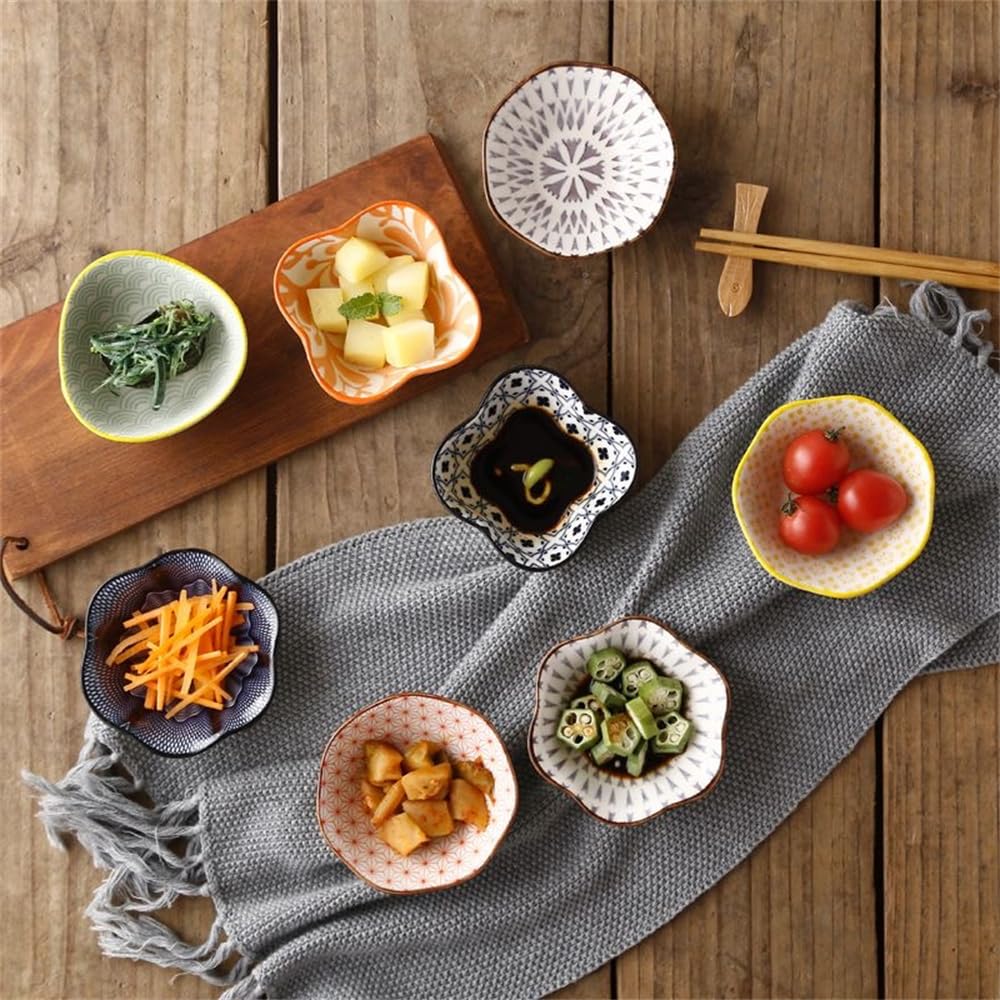 Japanese Ceramic Small Plate Set