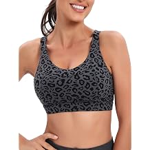RUNNING GIRL High Impact Sports Bras for Women,Racerback Running Bra Workout Crop Tank Tops Longline Sports Bra Push up