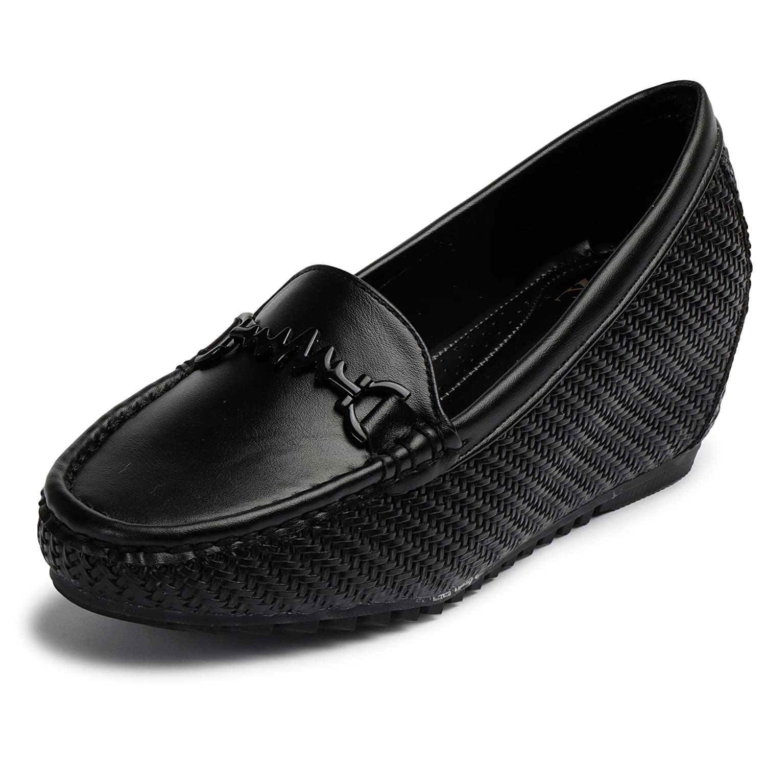 XE Looks Soft Beautiful Comfortable & Trendy Loafers with heels For Women Black UK-5 (B0D8G1TX88) Amazon Price History, Amazon Price Tracker