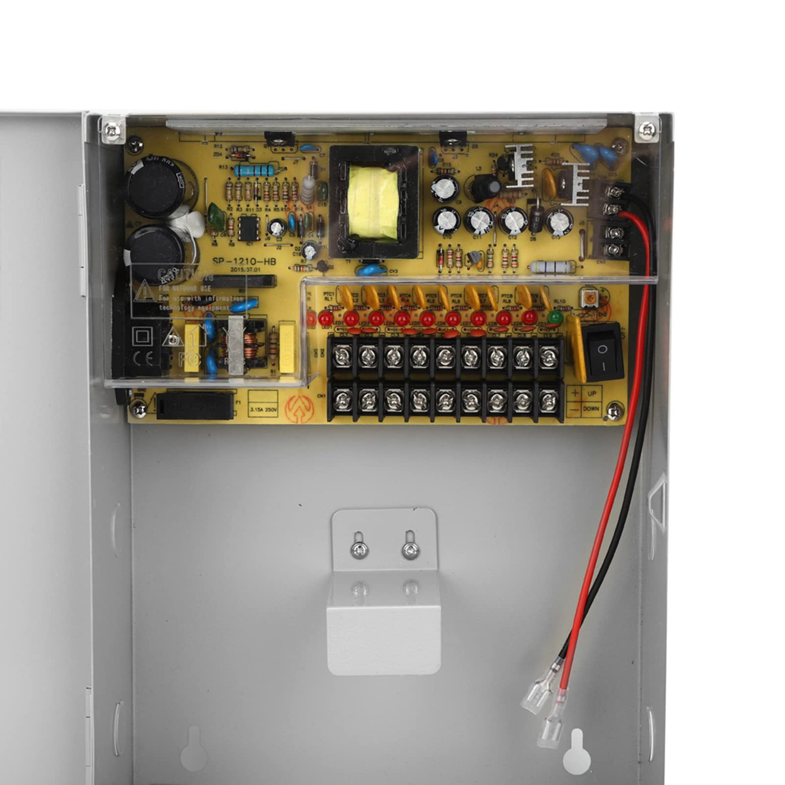 Zasilacz Kontroli Dostępu Wydajny Zasilacz UPS 12 V 10 A z funkcją Opóźnienia dla Systemów Bezpieczeństwa