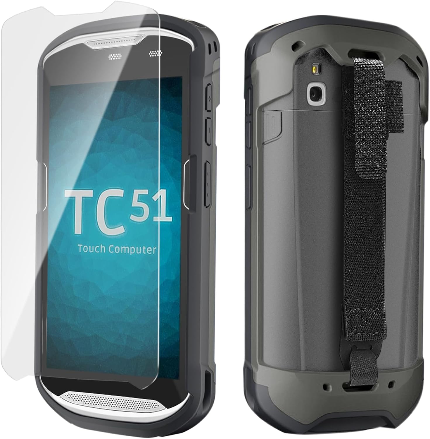 Protective Case Cover for Zebra TC51 TC52 TC56 TC57 TC510K Rugged Boot Case