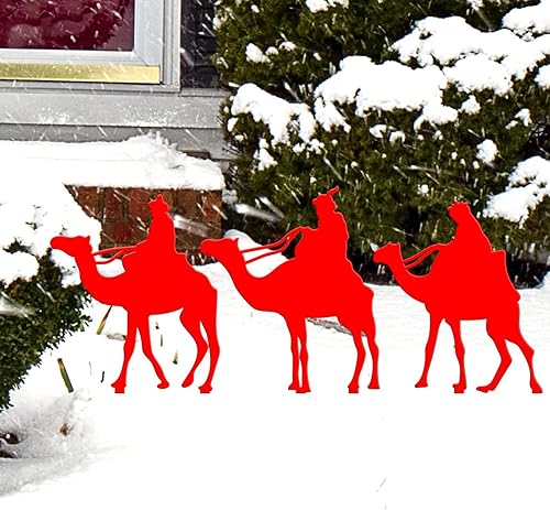 Miniatura 3 de Luces de jardín LED Camellos de Navidad Equipo acrílico al aire libre jardín decoración tarjeta patio luces Led color