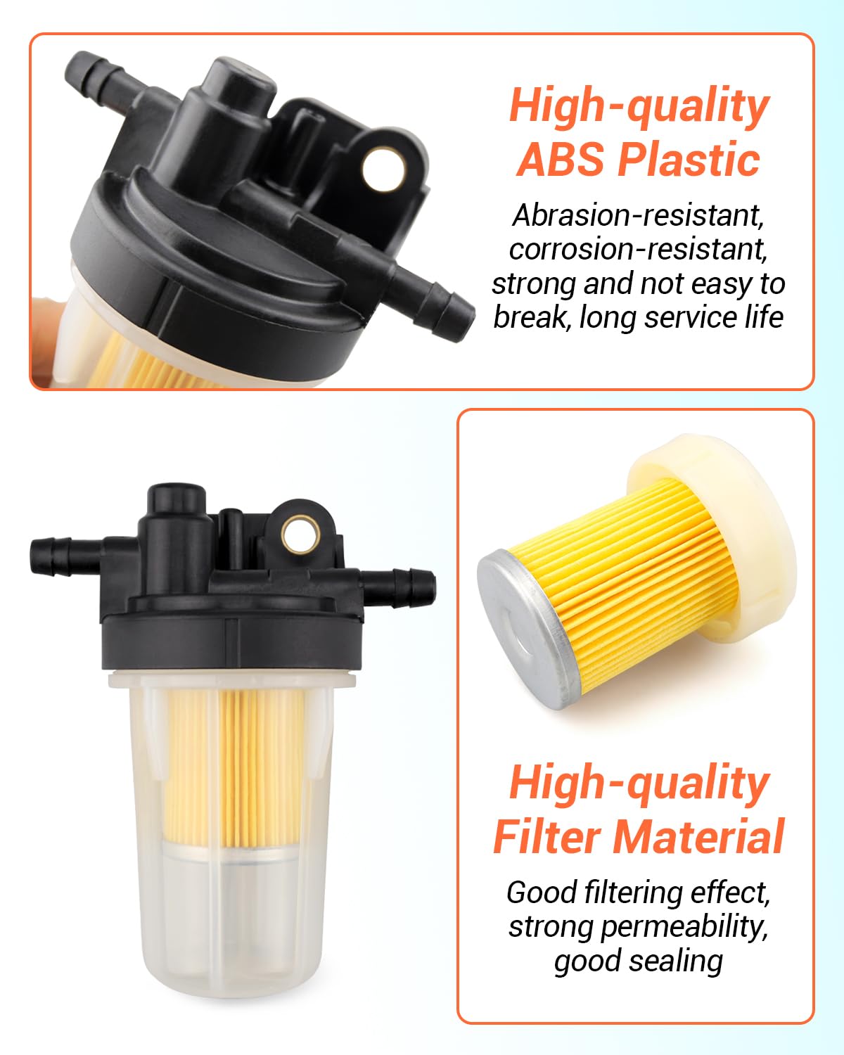 Filtro Carburante 6A320-58862 Per Kubota - Separatore Acqua, Compatibile Con B7510, B7610, B7800, Ecc. - Foto 2