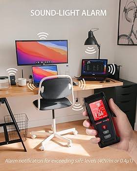 Amazon | Wintact 電磁波計, 電磁波測定器 EMFメーター 電磁場放射