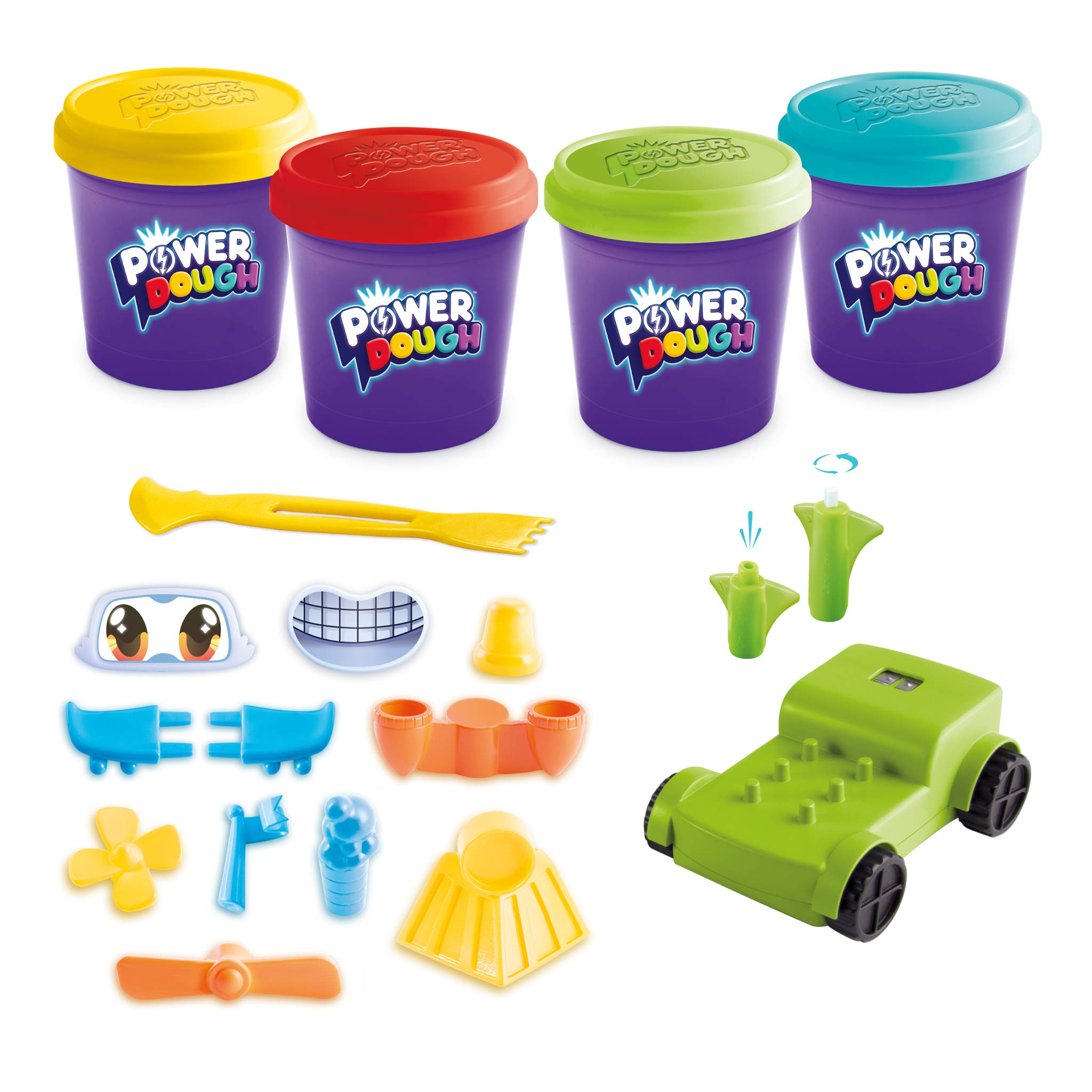 Amazon.com: Canal Toys Power Dough™ Vehicles Large Box Interactive Dough  (20 Piece) : Toys & Games