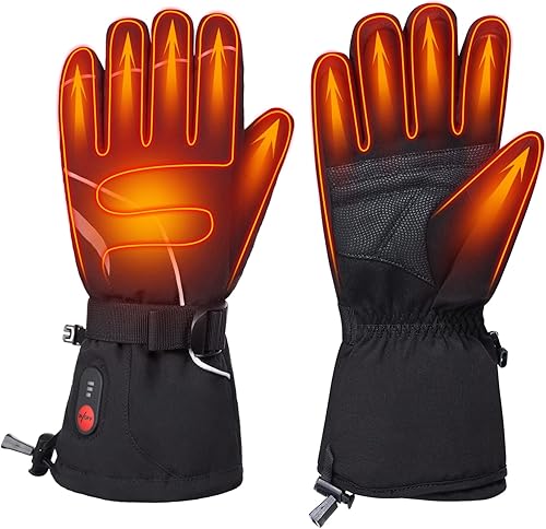 Savior Heat Guantes ed para hombres y mujeres, guantes eléctricos recargables con calefacción, adecuados para el trabajo al aire libre en invierno,