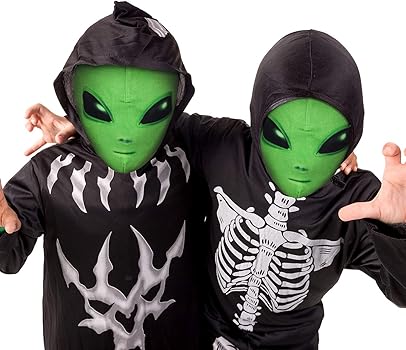 Amazon | ハロウィンエイリアンマスク スパンデックス エイリアン