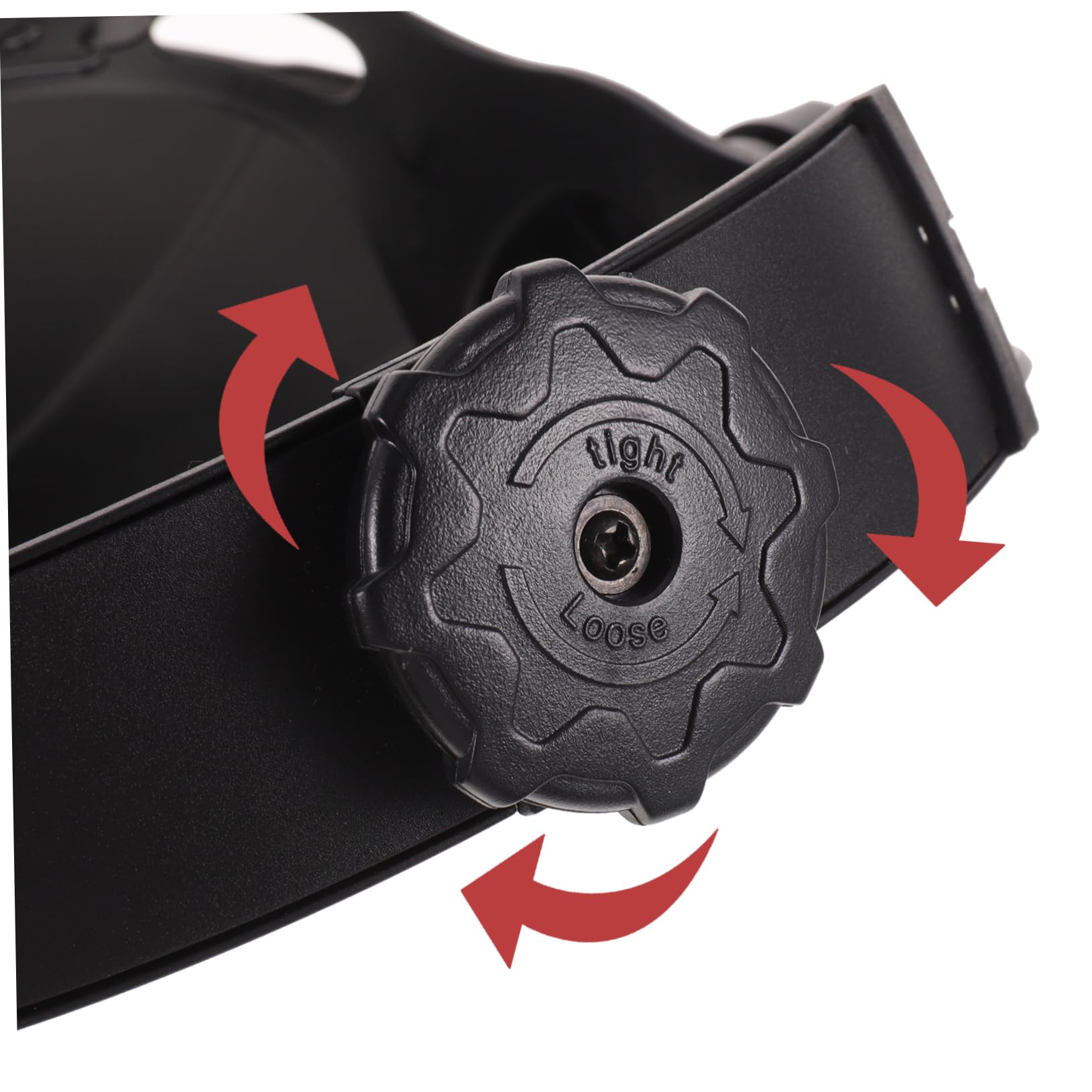 ARTIBETTER Head Mounted Transparent Welding Face Mask for Electric Welding Protection Welding Helmet Lightweight and Durable Welding Tool Black