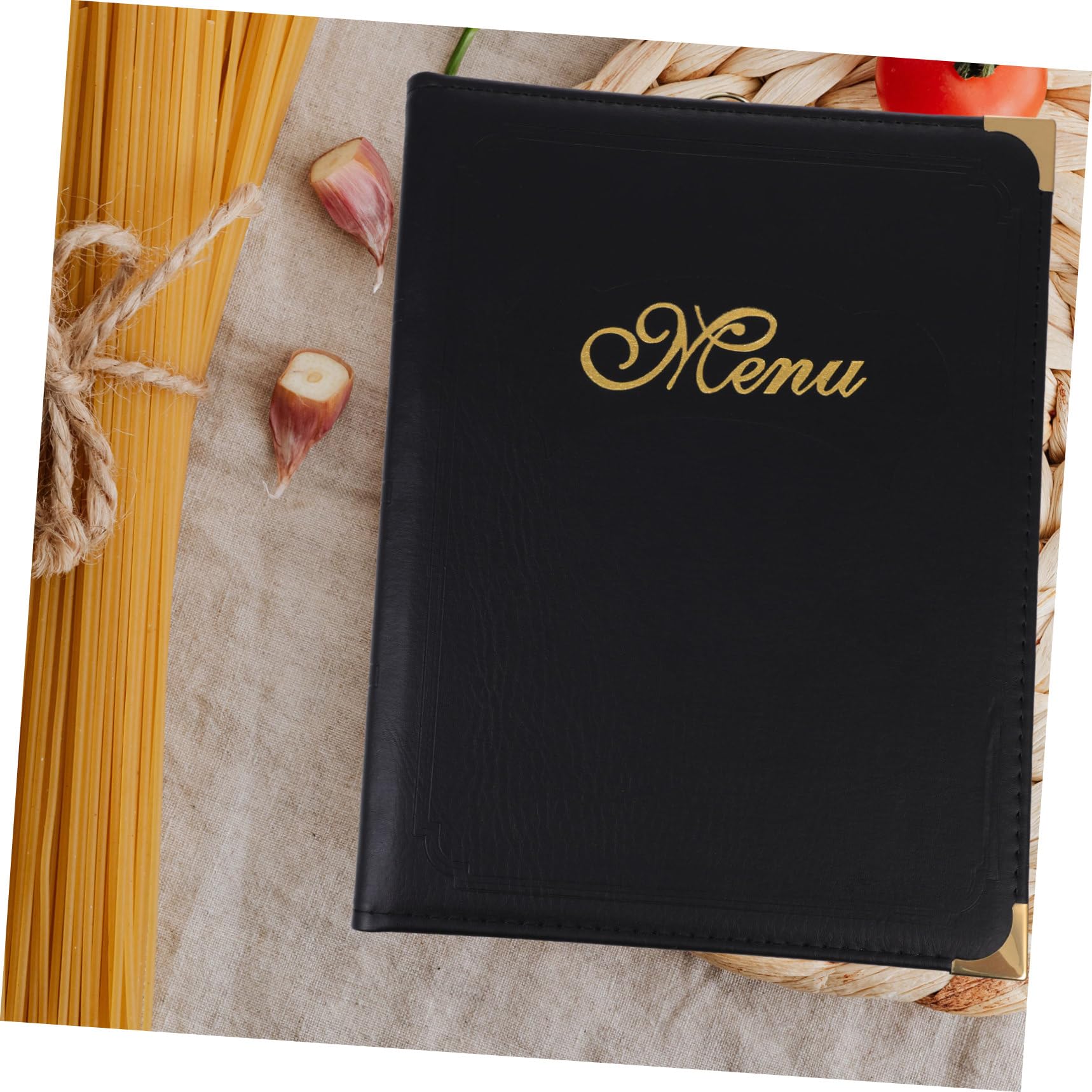 ULTECHNOVO 15piezas Carpeta Menú Restaurante Diseño De Esquinas Redondeadas Resistente y Práctica Para Exhibición De Menús Para Restaurantes Bares y Hoteles