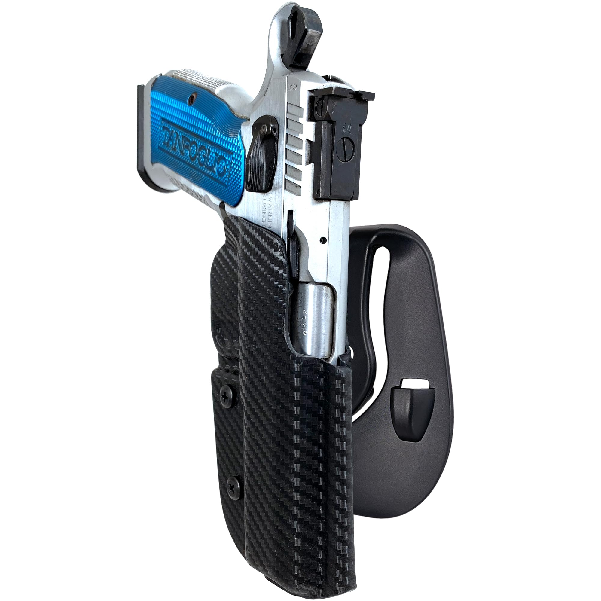 OWB Kydex Paddle Holster fits Tanfoglio Stock 2 | Outside the Waistband Concealed Carry Holster