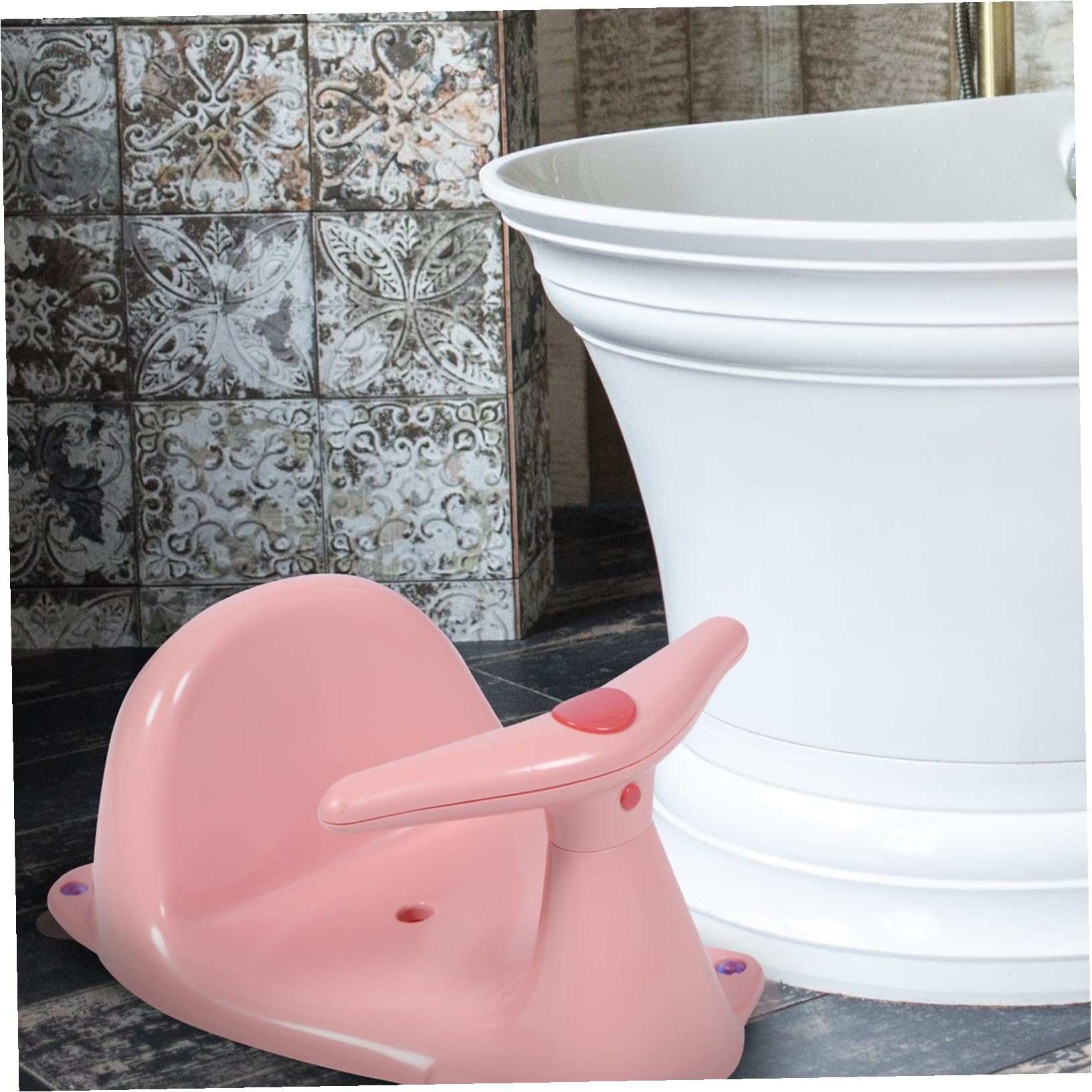 Abaodam Asiento De Baño Para Taburete Asiento De Baño Para Bebés Para Bañera Para Uso Bañera Recién Nacidos y Pequeños Obsequio Para Shower