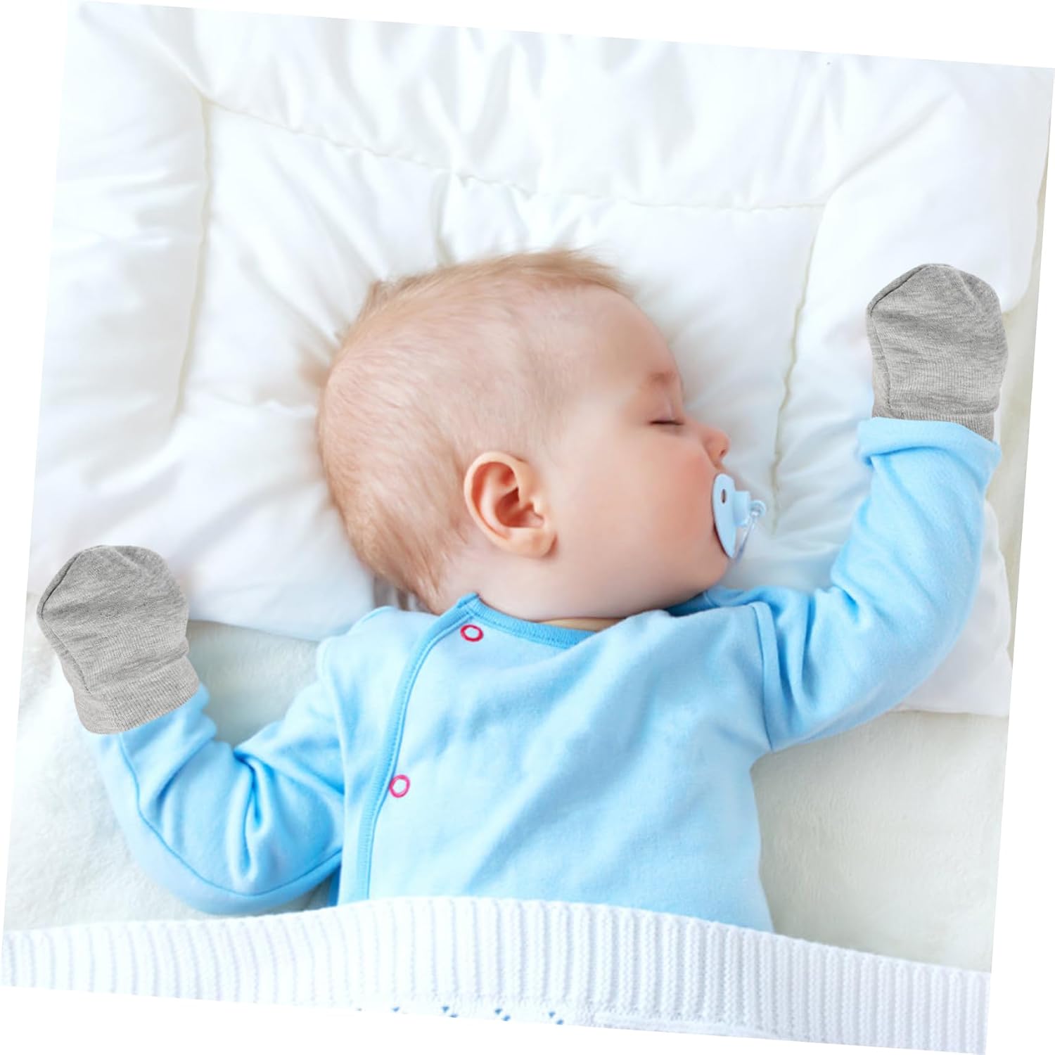 Anti Scratch Gloves Gloves Warm Keeping Newborn Gloves Supple Mittens Newborn No Scratch Hand Protector