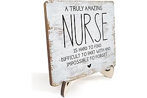 Nurse Appreciation Gift - Motivational Desk Decor with Stand