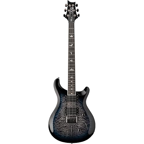 PRS Guitars 6 String SE Mark Electric Guitar, Holcomb Blue, Right (111857::HL:)