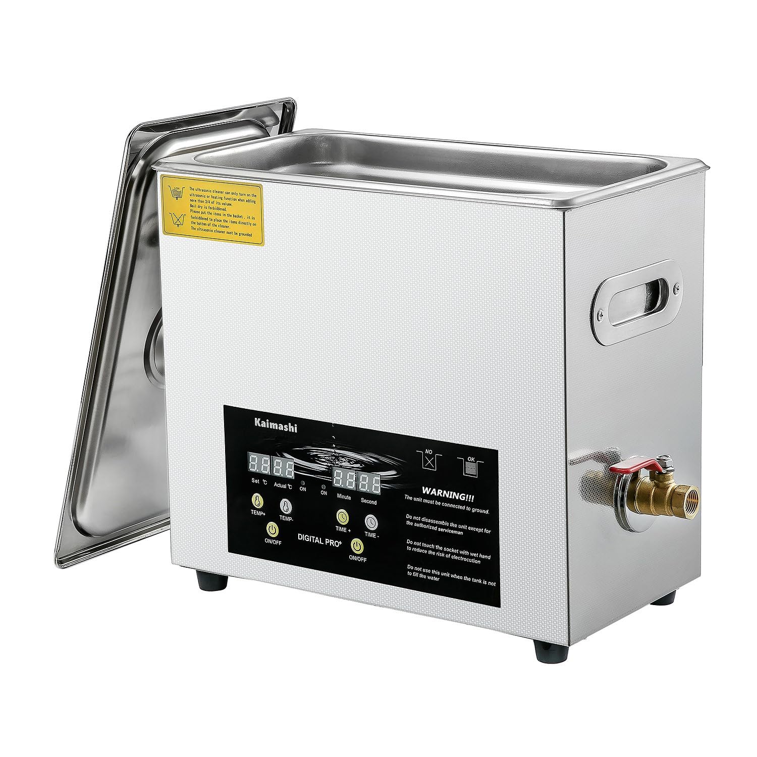Ultrasonic Cleaner 6.5L with Digital Timer