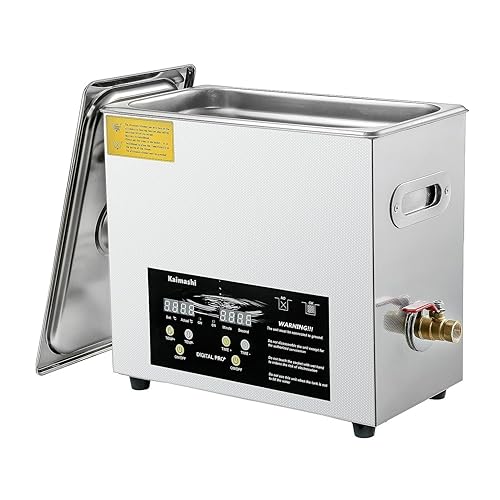 Miniatura 9 de Máquina de limpieza ultrasónica 15L, limpiador de ultrasonido Lavadora sónico digital con temporizador y calentador para carburador Carb Parts