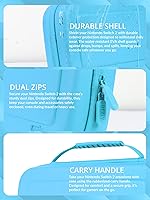 Vista 4 de Orzly Case for Nintendo Switch 2 Hard Shell Travel Carry Case with Screen Padding, Game Cards & microSD Slots with Zipped & Open Pockets for