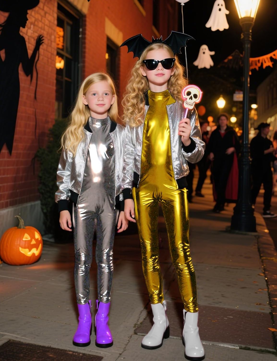 Wildarms Girls Unitards Long Sleeve Full Body Leotard Kids Turtleneck Bodysuit for Dance Costume Gymnastics 1-13 Years - Image 7