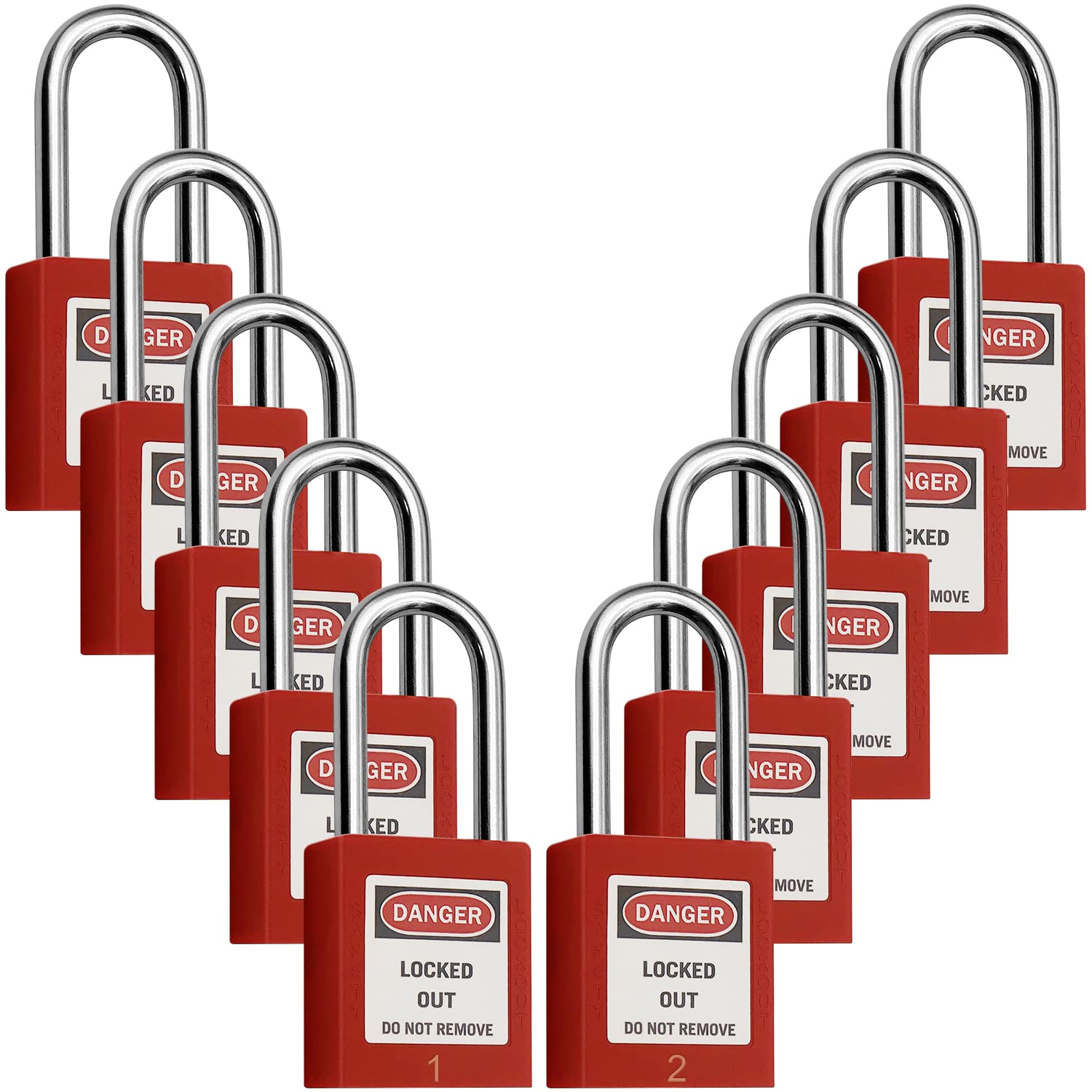 Lockout Tagout Locks, Safe Padlock , Loto Locks Keyed Differently Lock